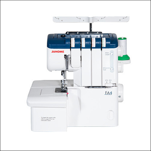 Janome FA4 Serger Machine, Advanced Overlocker Ready Set Sew