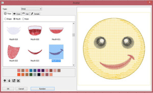 DIME Inspiration Software - My Emoji Stitches, Emoji Design