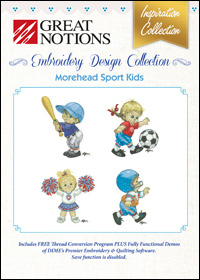 Great Notions Embroidery Designs - Morehead Sport Kids