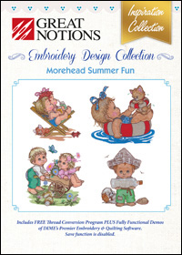 Great Notions Embroidery Designs - Morehead Summer Fun