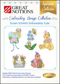 Great Notions Embroidery Designs - Susan Schmitz Unbearably Cute