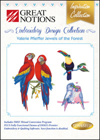 Great Notions Embroidery Designs - Valerie Pfieffer Jewels of the Forest