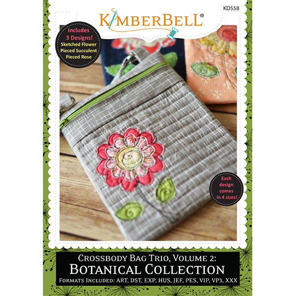 Kimberbell Designs - Crossbody Bag Trio, Volume 2, Botanical Collection 